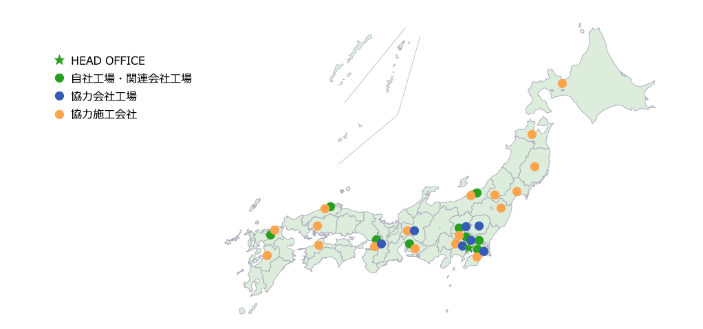 営業所の地図