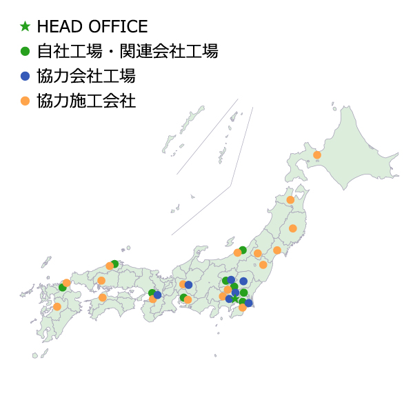 営業所の地図